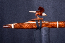 Brazilian Rosewood Burl Native American Flute, Minor, High C-5, #S1D (7)